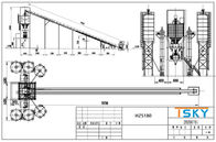 RMC Project HZS180 180m3/h Concrete Batching Plant