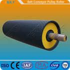 Heavy Duty Belt Conveyor Motorized Driving Pulley Drum With Rubber Lagging DIN, AFNOR, FEM, BS, JIS, SANS, CEMA