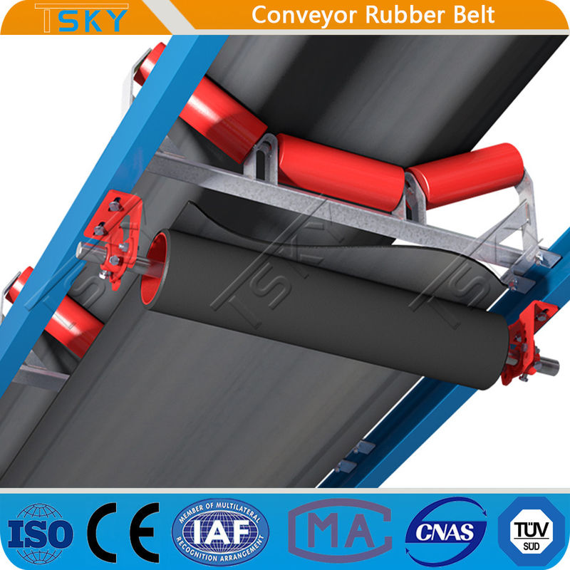 EP500/4 Polyester Rubber Conveyor Belt For Sand Mine Stone Crusher Coal