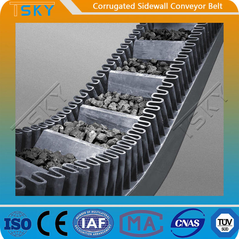 B1400 Corrugated Sidewall Rubber Conveyor Belt